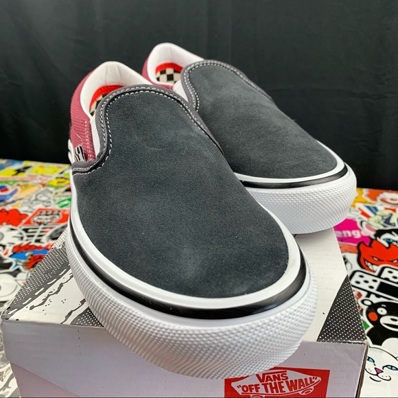 Vans Slip On Asphalt Pomegranate Women's Various Sizes - Picture 6 of 12